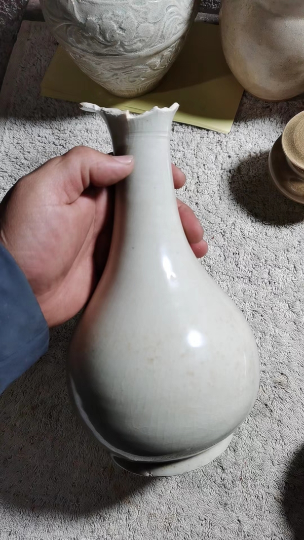 古玩陶瓷影青瓶拍賣，當前價格15800元