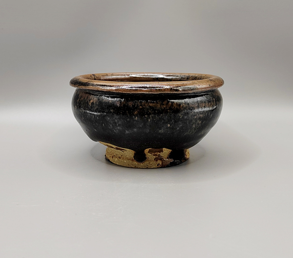 古玩陶瓷元代窯變釉鐵銹斑唇口爐拍賣,當(dāng)前價(jià)格1980元