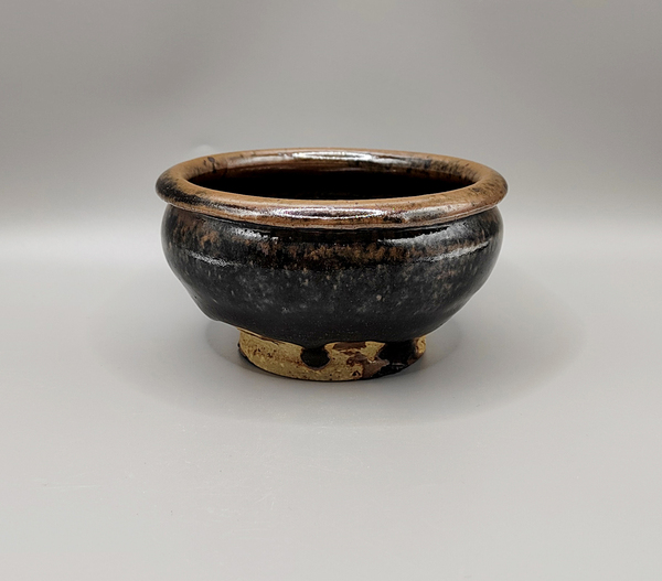 古玩陶瓷元代窯變釉鐵銹斑唇口爐拍賣,當(dāng)前價(jià)格1980元