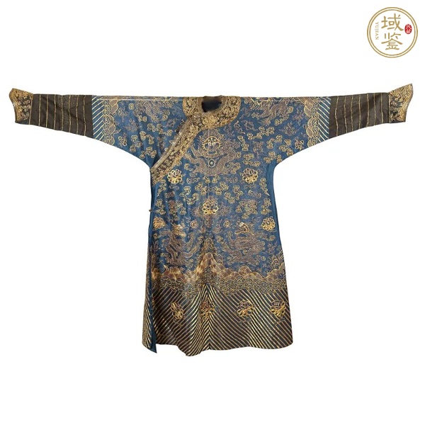 古玩雜項(xiàng)盤金繡吉服龍袍真品鑒賞圖