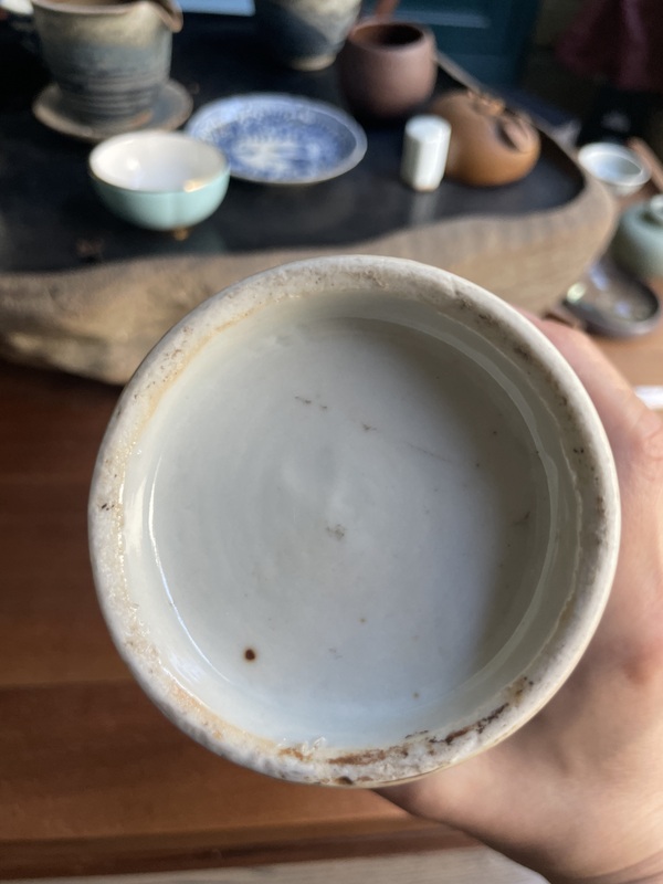 古玩陶瓷青花山水人物圖撇口瓶拍賣,當前價格4500元