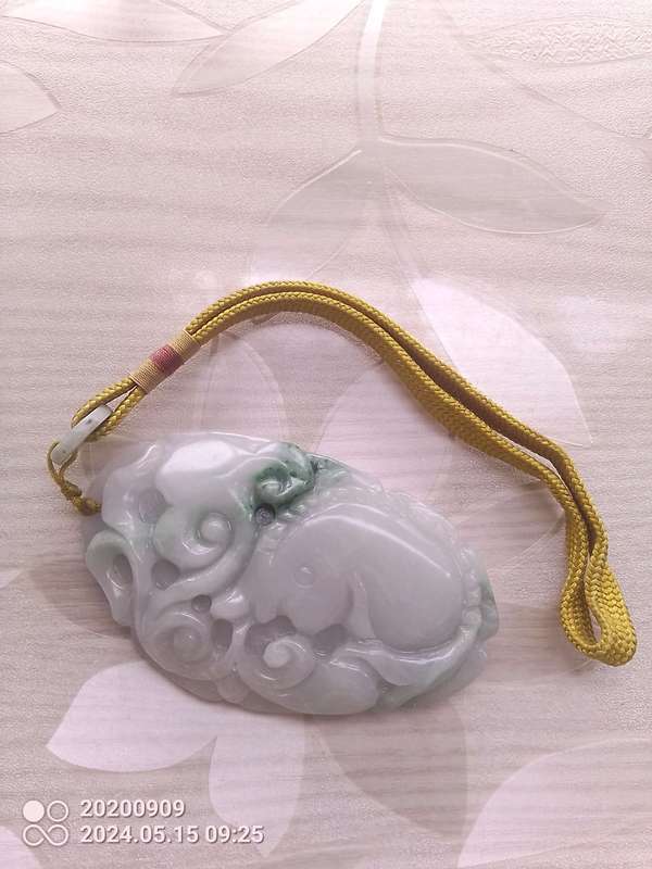 古玩玉器天然翡翠“魚如意”把件拍賣,當(dāng)前價(jià)格680元