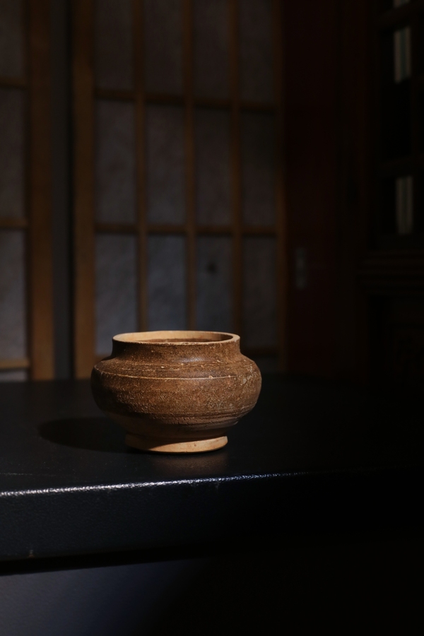 古玩陶瓷醬釉小茶入拍賣,當前價格499元