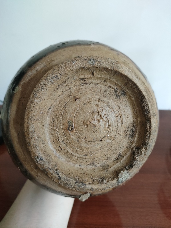 古玩陶瓷磁州窯褐釉玉壺春瓶拍賣(mài)，當(dāng)前價(jià)格2800元