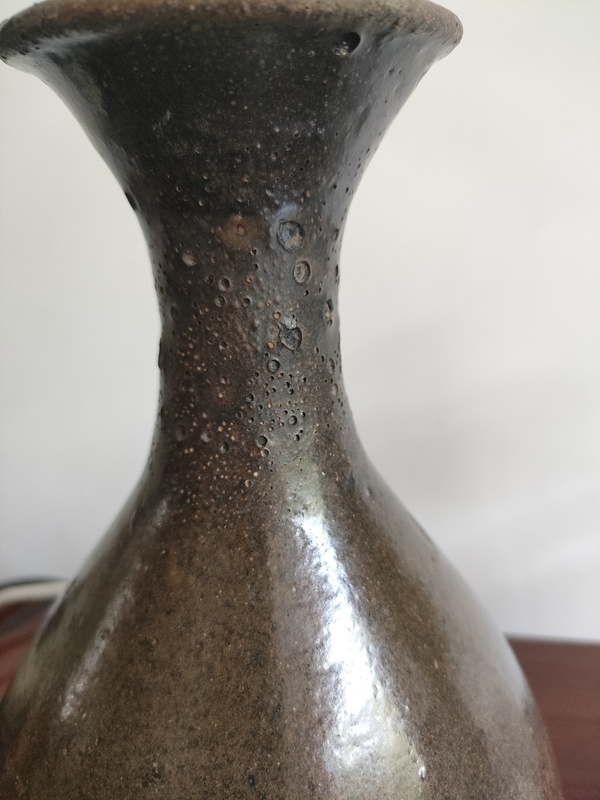 古玩陶瓷磁州窯褐釉玉壺春瓶拍賣(mài)，當(dāng)前價(jià)格2800元