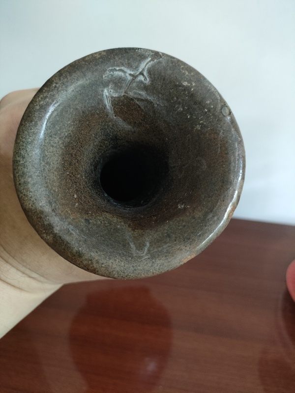 古玩陶瓷磁州窯褐釉玉壺春瓶拍賣(mài)，當(dāng)前價(jià)格2800元