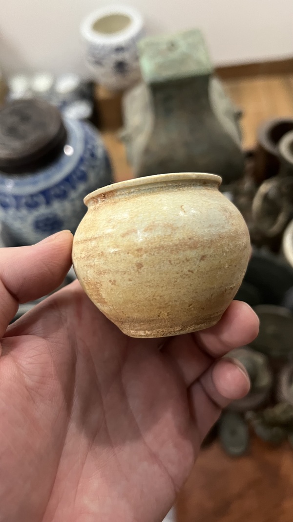 古玩陶瓷元代影青水盂拍賣(mài),當(dāng)前價(jià)格255元