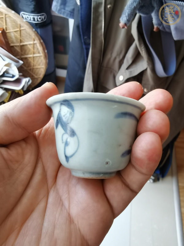 古玩陶瓷青花杯真品鑒賞圖