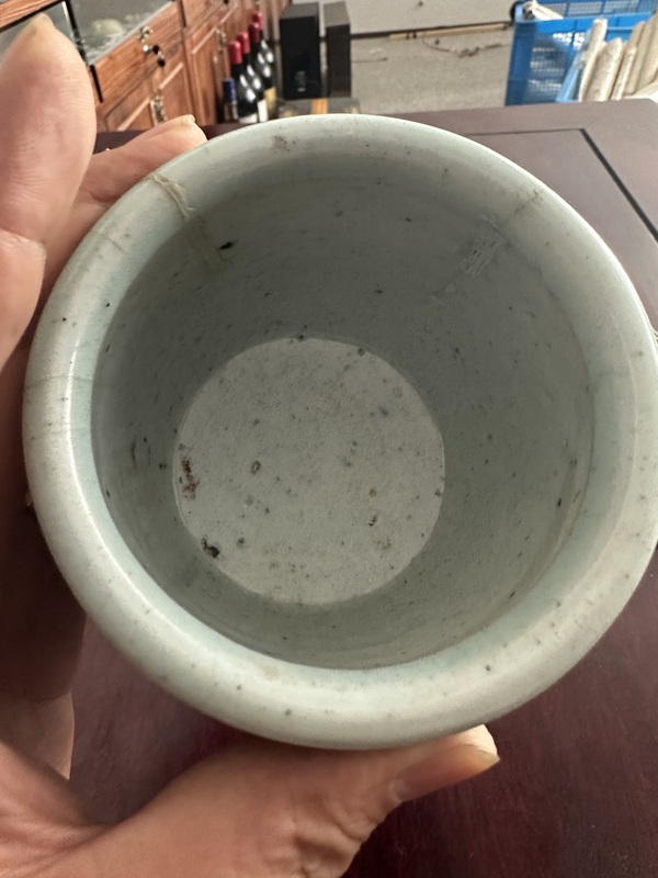 古玩陶瓷龍紋圈足筒式香爐拍賣，當(dāng)前價格52元