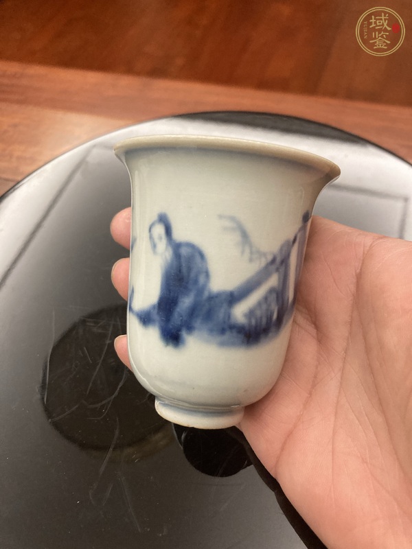 古玩陶瓷青花杯真品鑒賞圖