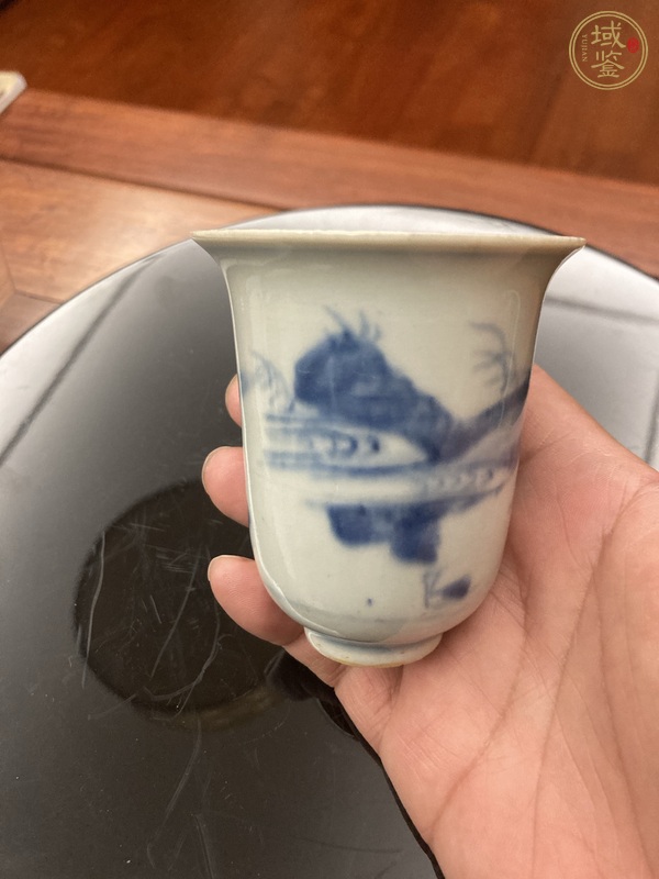 古玩陶瓷青花杯真品鑒賞圖