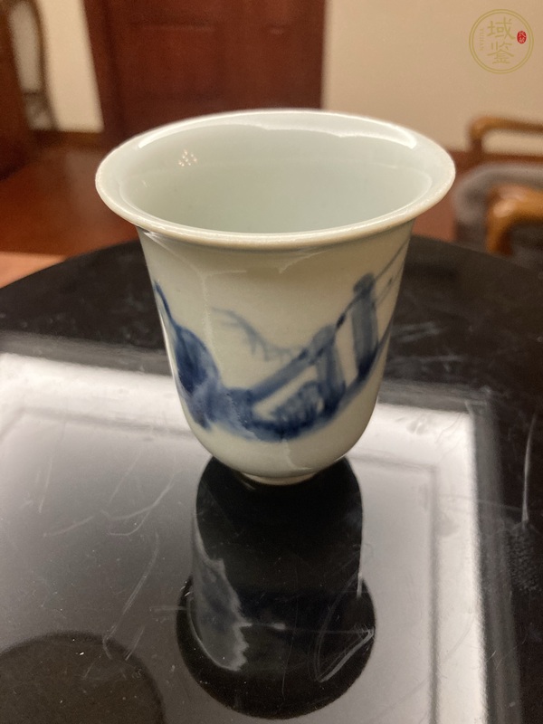 古玩陶瓷青花杯真品鑒賞圖