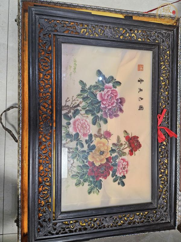 古玩雜項(xiàng)蘇繡屏風(fēng)真品鑒賞圖