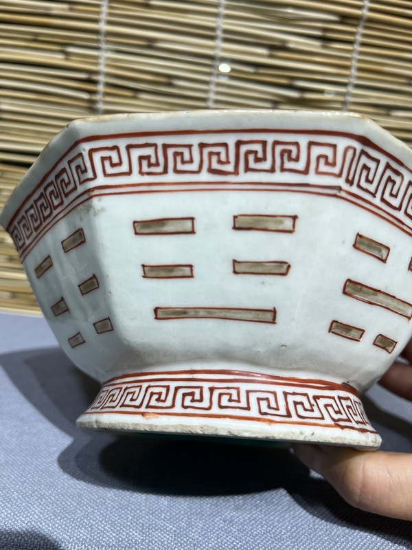 古玩陶瓷八卦紋碗拍賣,當前價格3800元