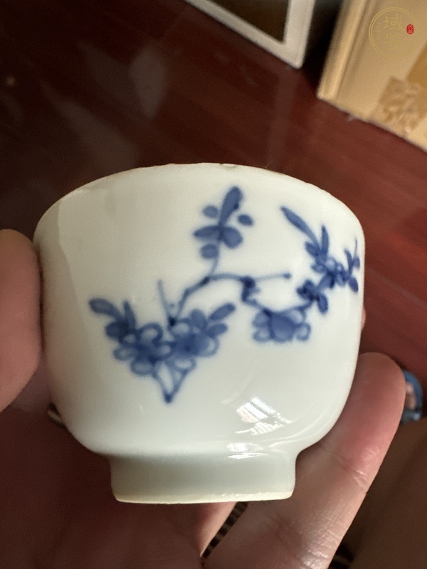 古玩陶瓷青花杯真品鑒賞圖