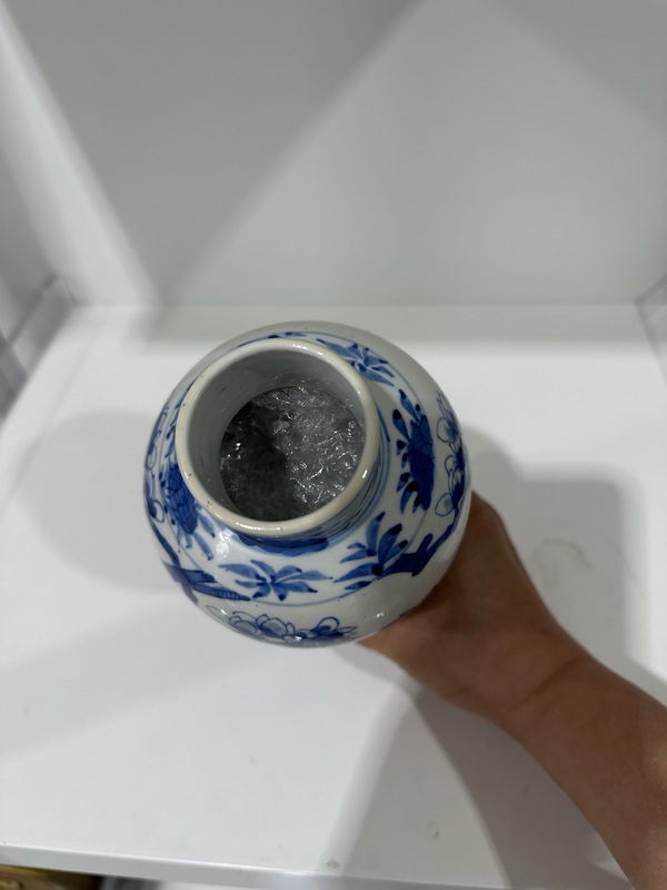 古玩陶瓷青花瓶拍賣,當前價格3800元