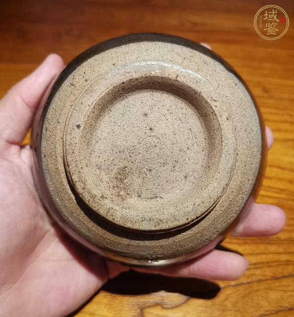 古玩陶瓷茶葉末釉盞茶碗真品鑒賞圖