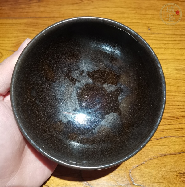 古玩陶瓷茶葉末釉盞茶碗真品鑒賞圖