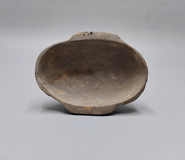古玩陶瓷館藏級(jí)形珍品漢代灰陶羽殤杯拍賣,當(dāng)前價(jià)格980元