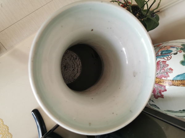 古玩陶瓷五子奪魁豆青釉青花瓶拍賣，當(dāng)前價(jià)格3860元