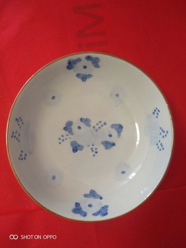 古玩陶瓷青花花卉紋碗拍賣,當前價格268元