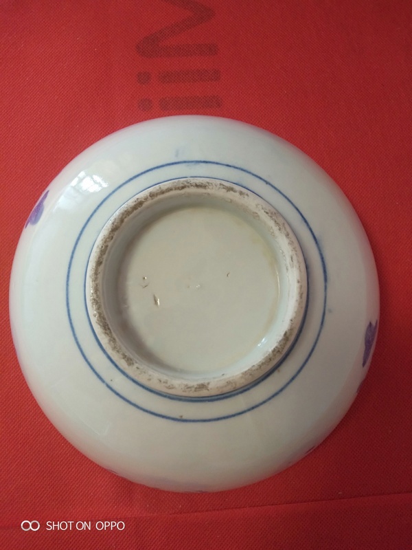 古玩陶瓷青花花卉紋碗拍賣,當前價格268元