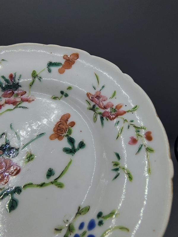 古玩陶瓷道光年制精品?粉彩飛黃騰達紋花口盤拍賣,當前價格0元
