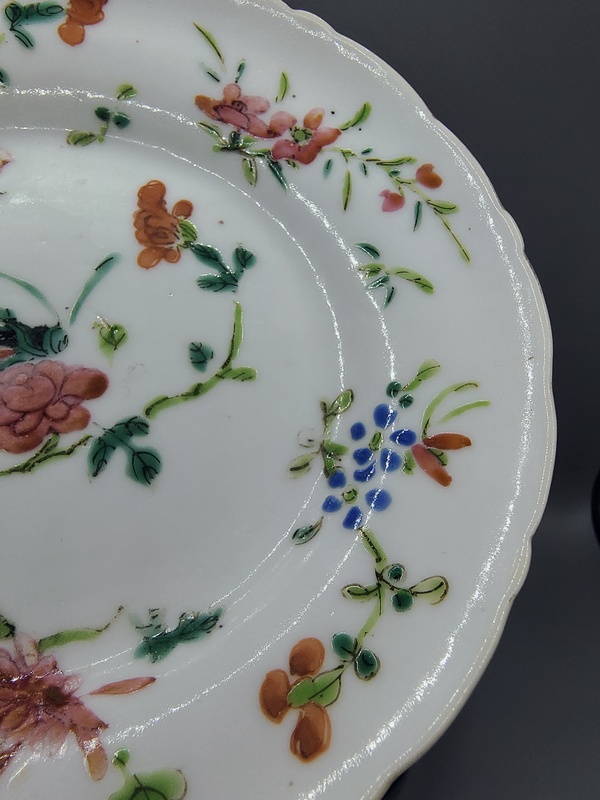 古玩陶瓷道光年制精品?粉彩飛黃騰達紋花口盤拍賣,當前價格0元