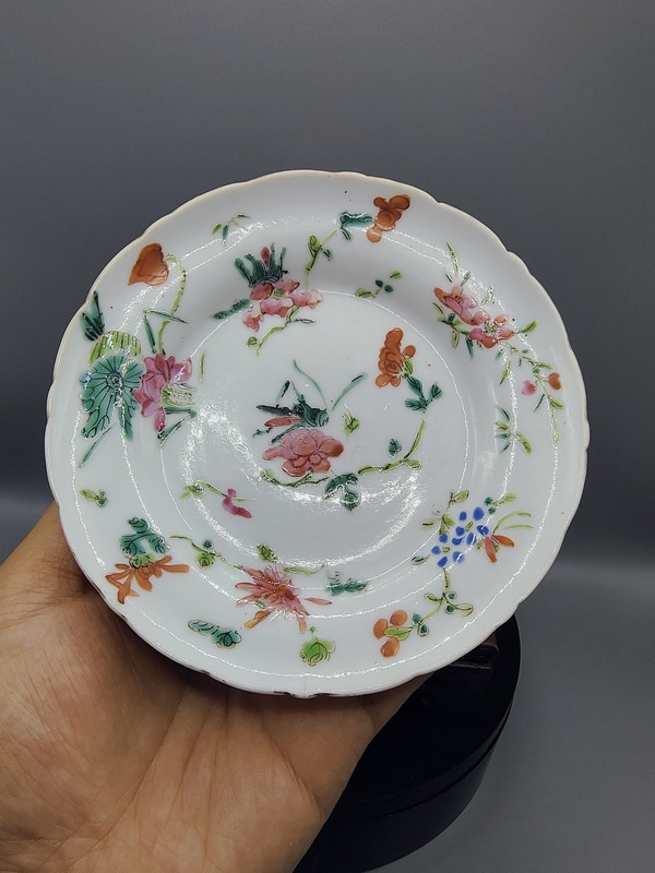 古玩陶瓷道光年制精品?粉彩飛黃騰達紋花口盤拍賣,當前價格0元