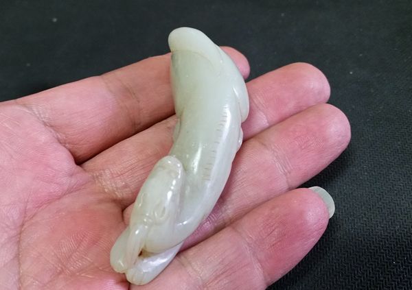 古玩玉器和田玉雕“瑞獸”拍賣,當前價格458元