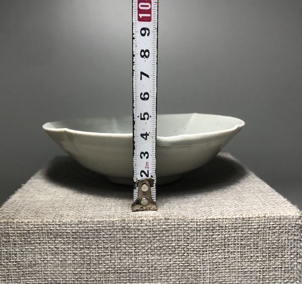 古玩陶瓷北宋,影青釉花口洗拍賣,當前價格2600元