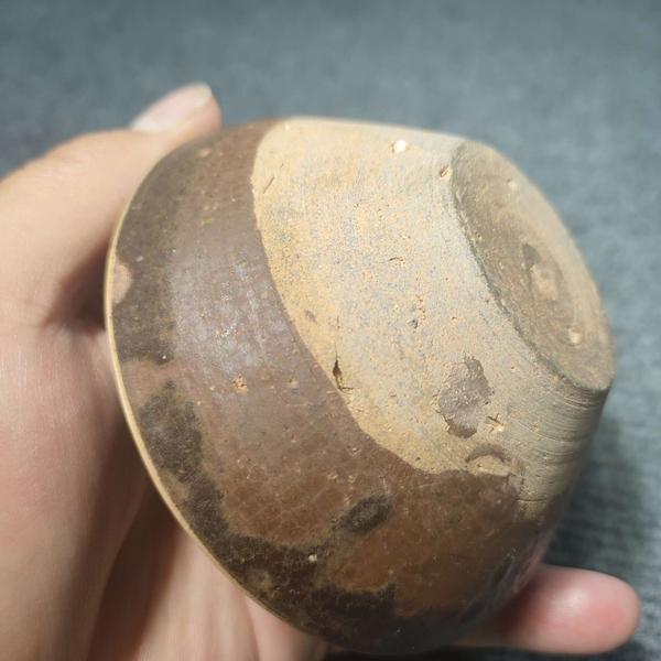 古玩陶瓷贛州窯褐釉白覆輪茶盞拍賣,當前價格4999元