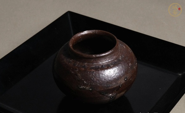 古玩陶瓷洪塘窯茶入真品鑒賞圖