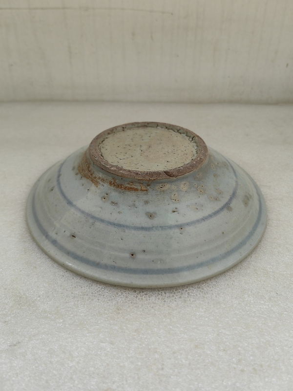 古玩陶瓷晚明青花盤拍賣,當前價格789元