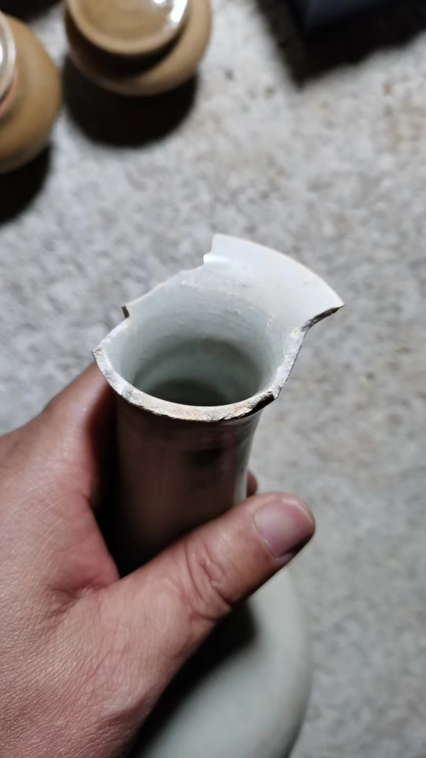 古玩陶瓷影青瓶拍賣，當前價格15800元