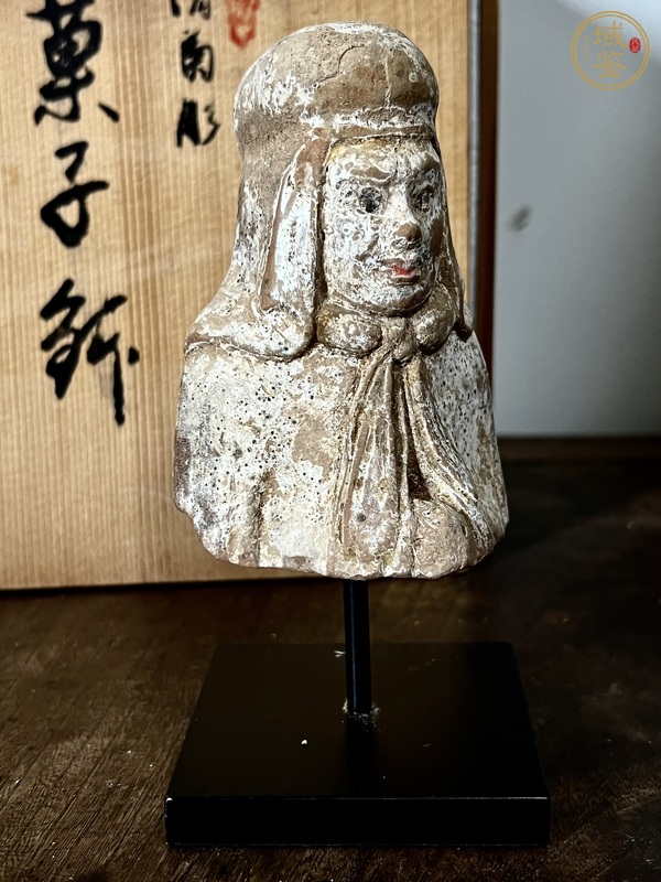 古玩陶瓷風(fēng)帽俑真品鑒賞圖