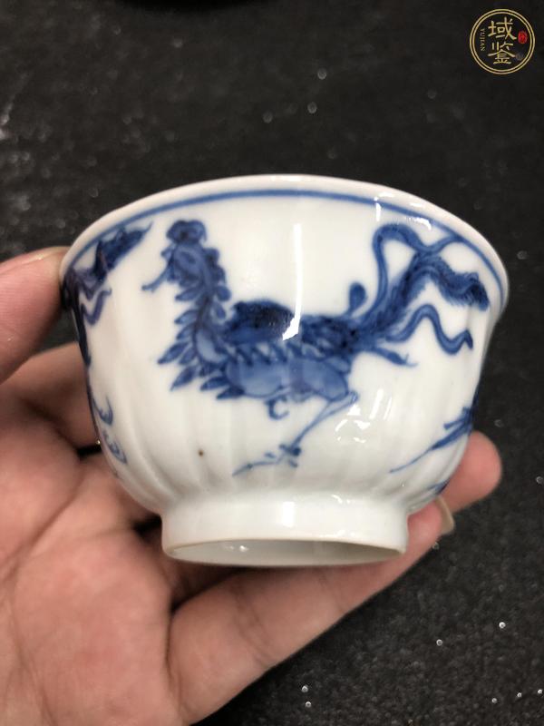 古玩陶瓷青花鳳紋碟  真品鑒賞圖