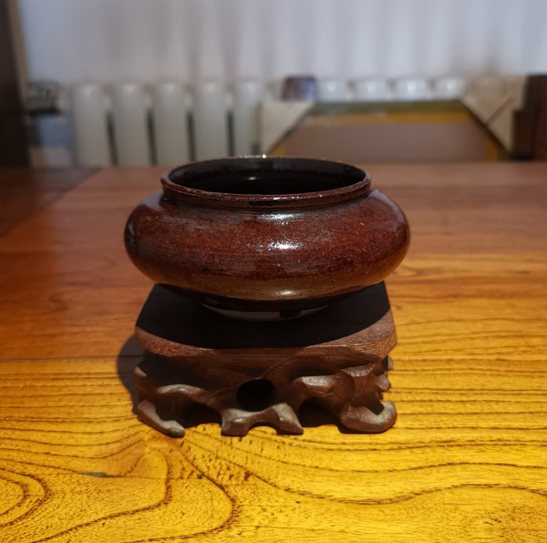 古玩陶瓷元紅釉水洗拍賣,當(dāng)前價(jià)格7800元