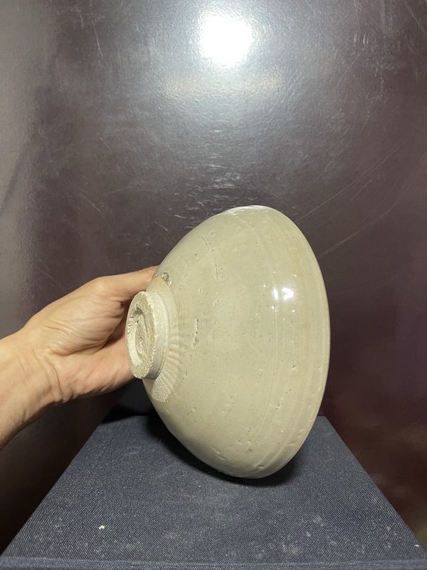 古玩陶瓷元卵白釉壽字大碗拍賣，當(dāng)前價(jià)格6800元