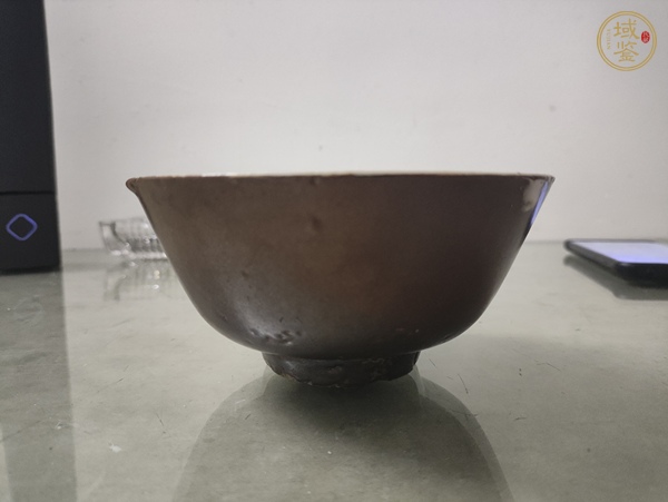 古玩陶瓷磁州窯雙色釉茶碗真品鑒賞圖