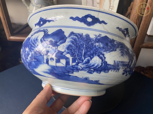 古玩陶瓷青花爐真品鑒賞圖