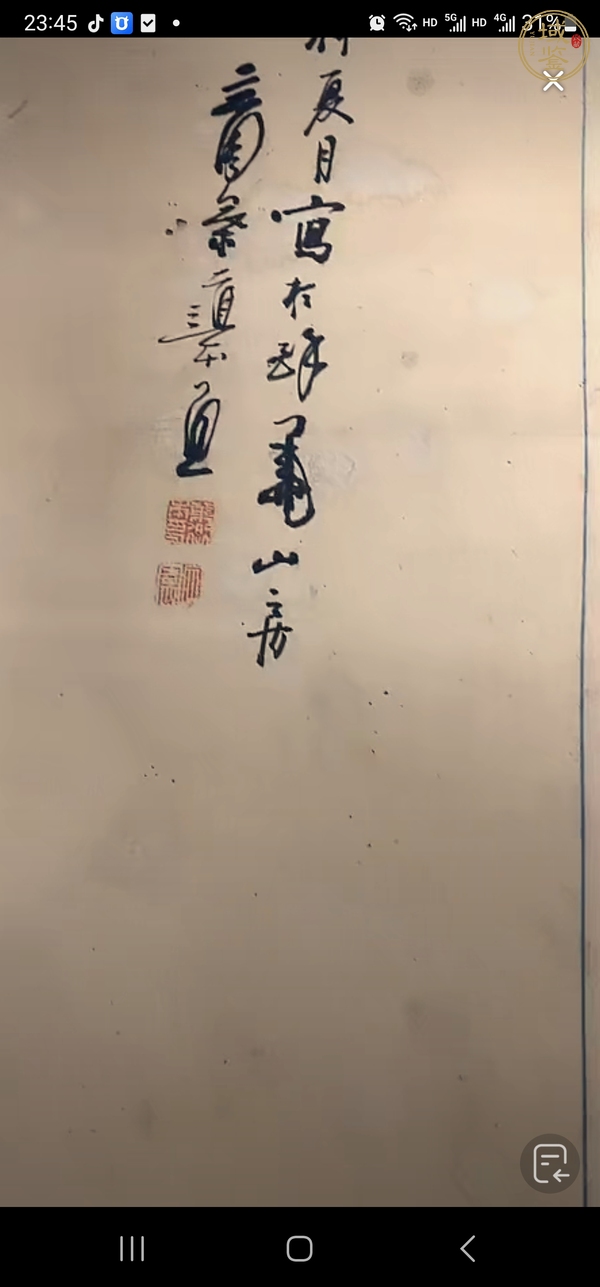 古玩字畫(huà)立園山水真品鑒賞圖