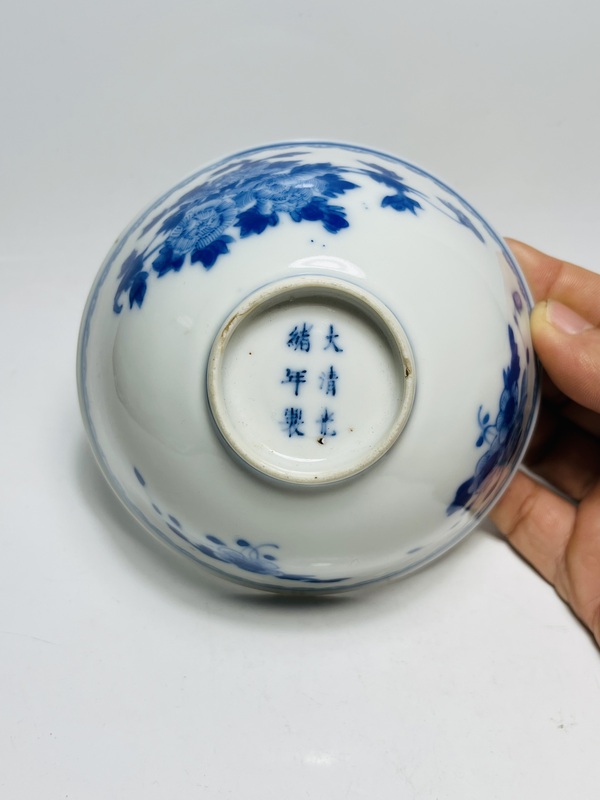 古玩陶瓷官窯制品精品收藏級青花花卉紋碗拍賣,當前價格5888元