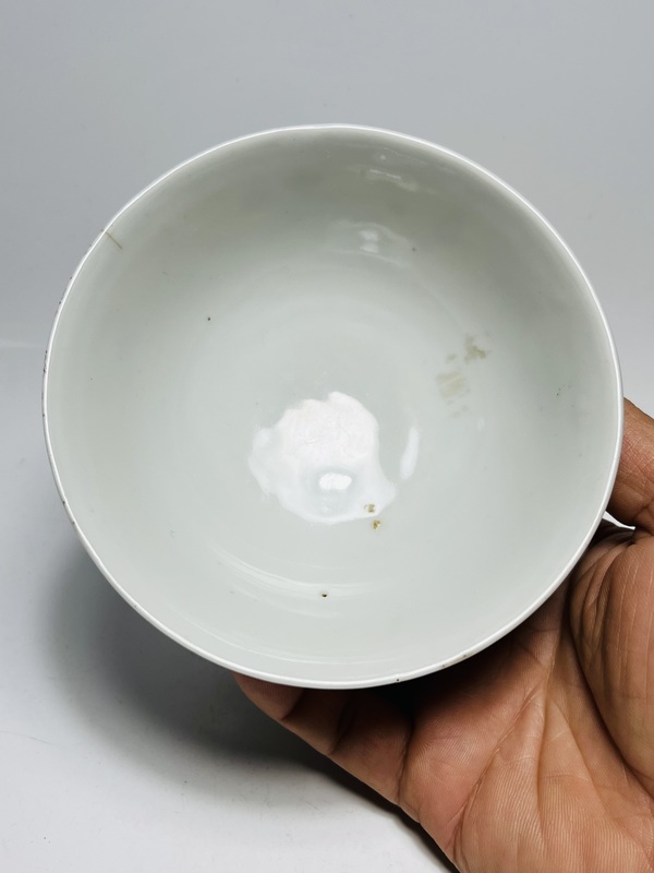 古玩陶瓷官窯制品精品收藏級青花花卉紋碗拍賣,當前價格5888元