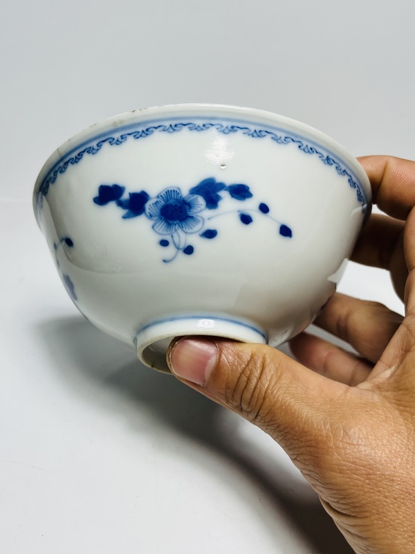 古玩陶瓷官窯制品精品收藏級青花花卉紋碗拍賣,當前價格5888元
