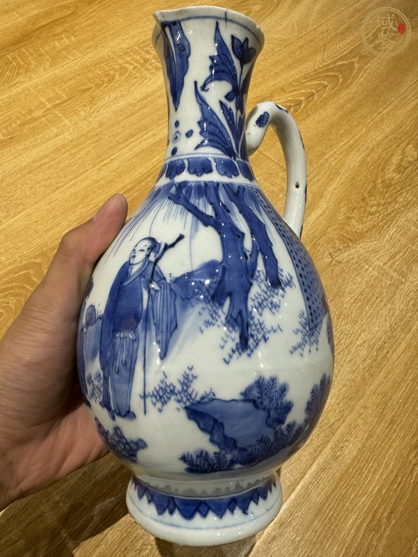 古玩陶瓷青花壺真品鑒賞圖