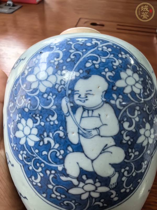 古玩陶瓷青花罐真品鑒賞圖