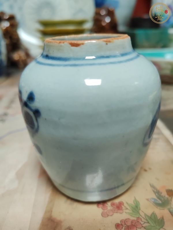 古玩陶瓷青花罐真品鑒賞圖