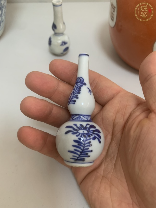 古玩陶瓷青花葫蘆瓶真品鑒賞圖