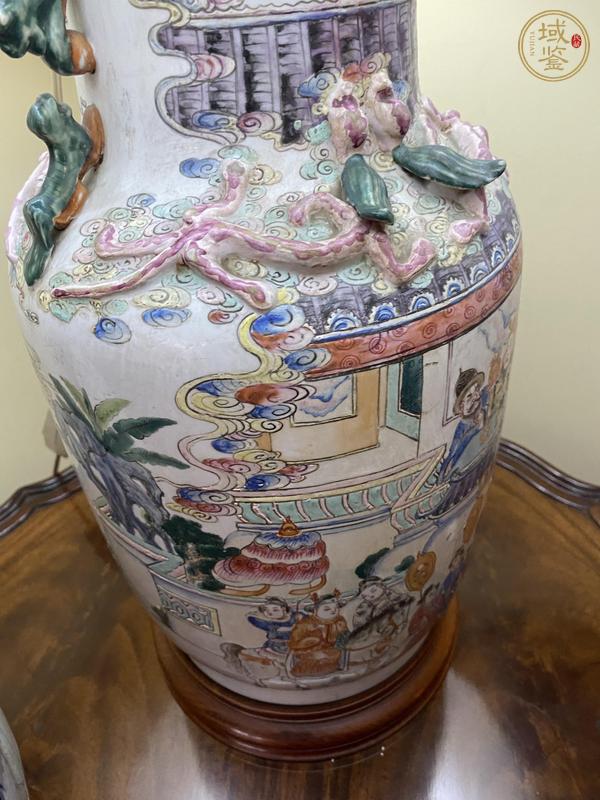 古玩陶瓷粉彩瓶真品鑒賞圖